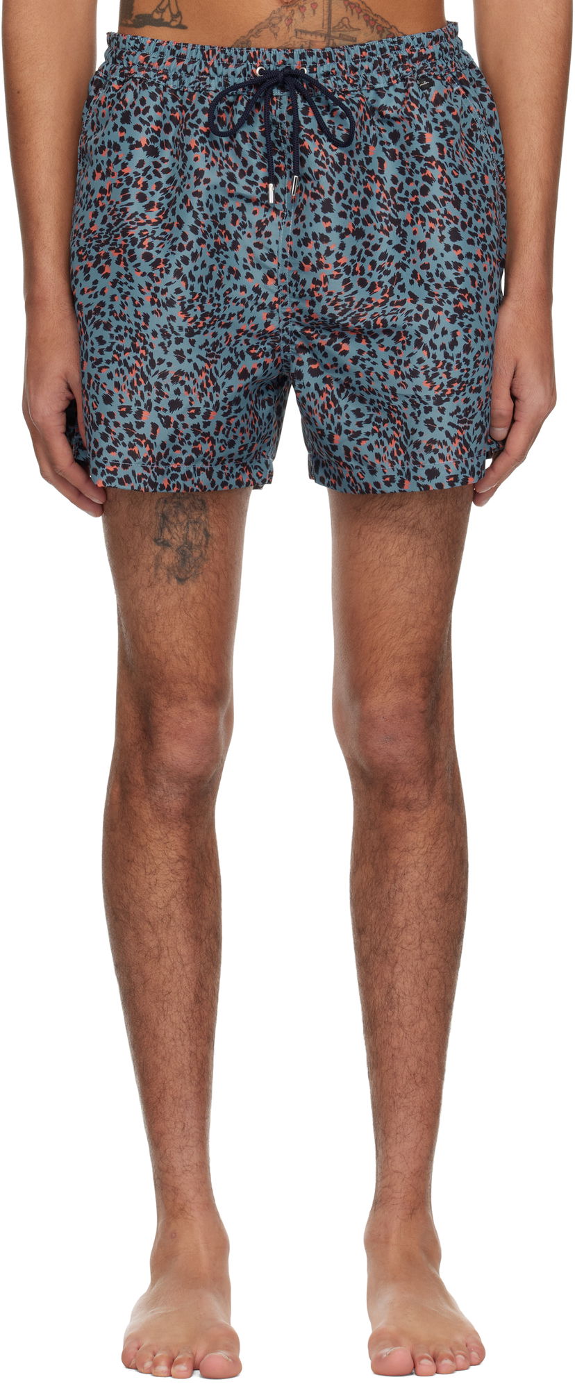 Kopalke Paul Smith Paul Smith Leopard Print Swim Shorts Modra | M1A-239B-P41564-44