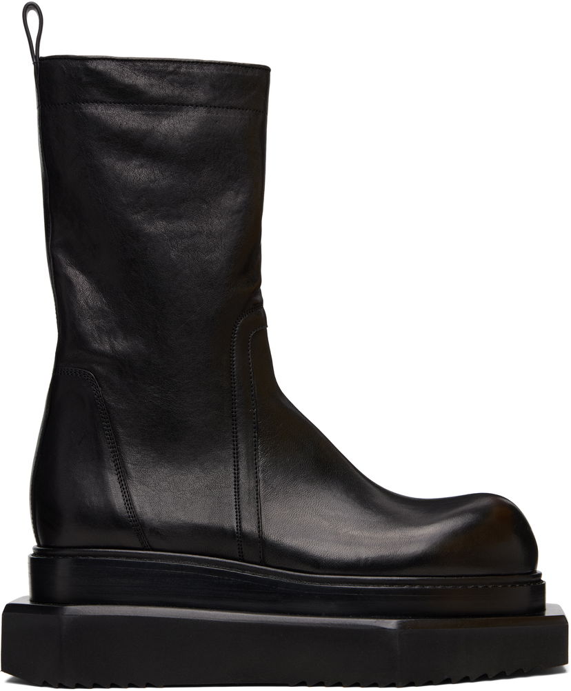 Superge in čevlji Rick Owens Rick Owens Concordians Zipped Turbo Cyclops Boots Črna | RU02E1873 LGY