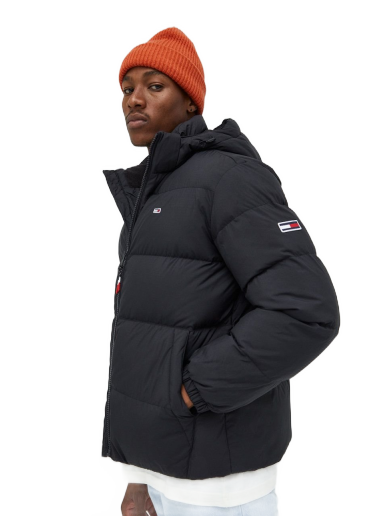 Puhovka Tommy Hilfiger Puffer Jacket Črna | DM0DM15447.9BYY