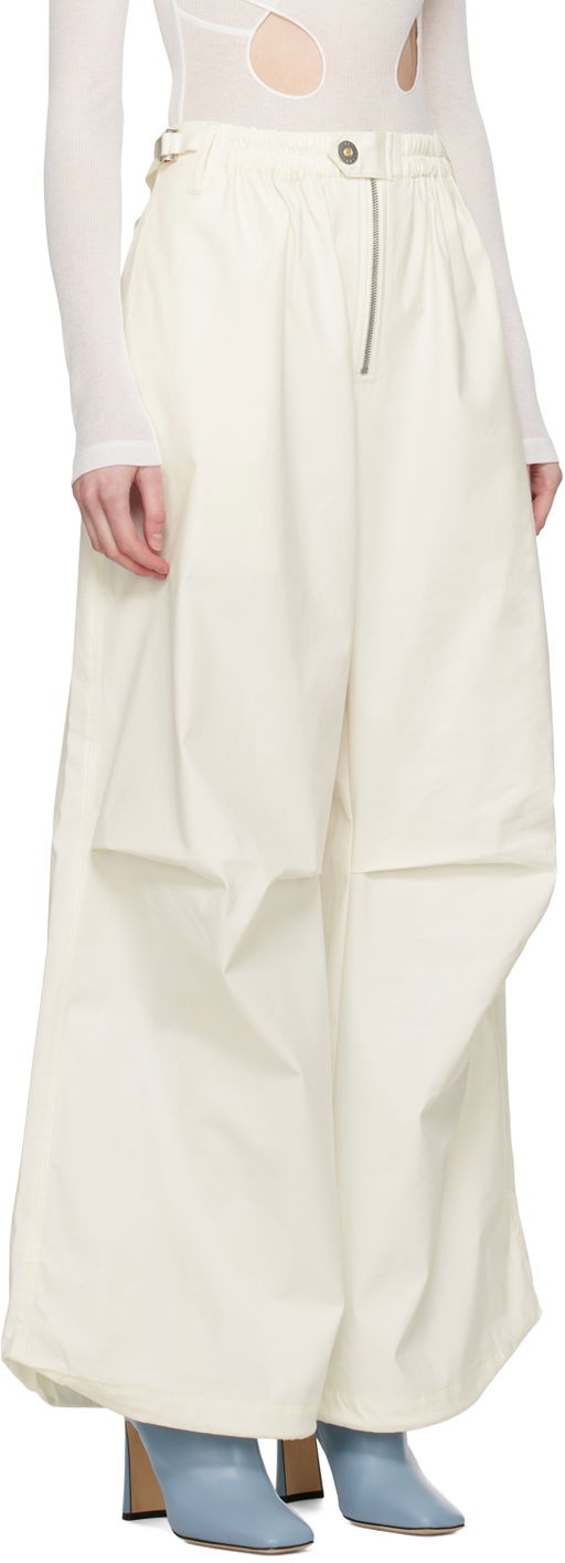 Hlače Dion Lee Zip Trousers Bež | C2131S23, 1