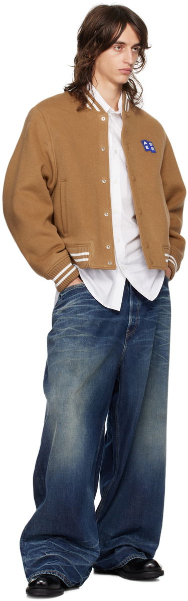 Bomber jakna ADER ERROR TRS Tag Varsity Bomber Jacket Rjava | BM42FYJK0504CM, 3