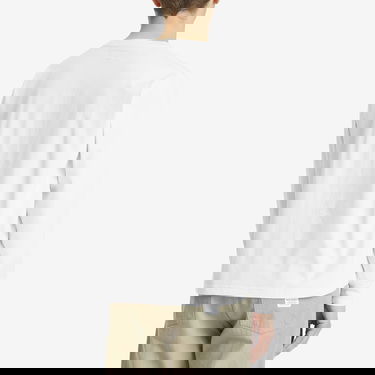 Majica BEAMS Beams Plus Long Sleeve Pocket Tee, Size Large Bela | 3814-0066-156-01, 3