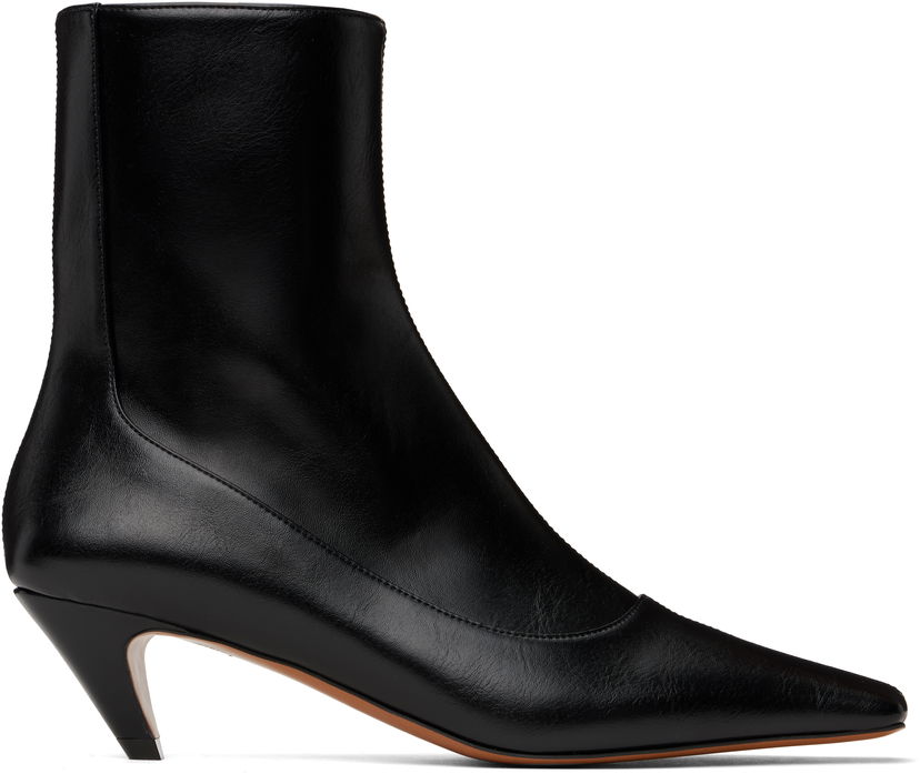 Nega čevljev Stella McCartney Stella McCartney Stella Spur Kitten Heel Boots Črna | 810562W0U70