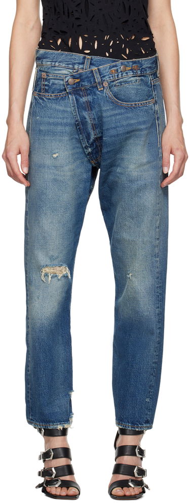 Kavbojke R13 R13 Crossover Jeans Modra | R13W2048 D216C, 0
