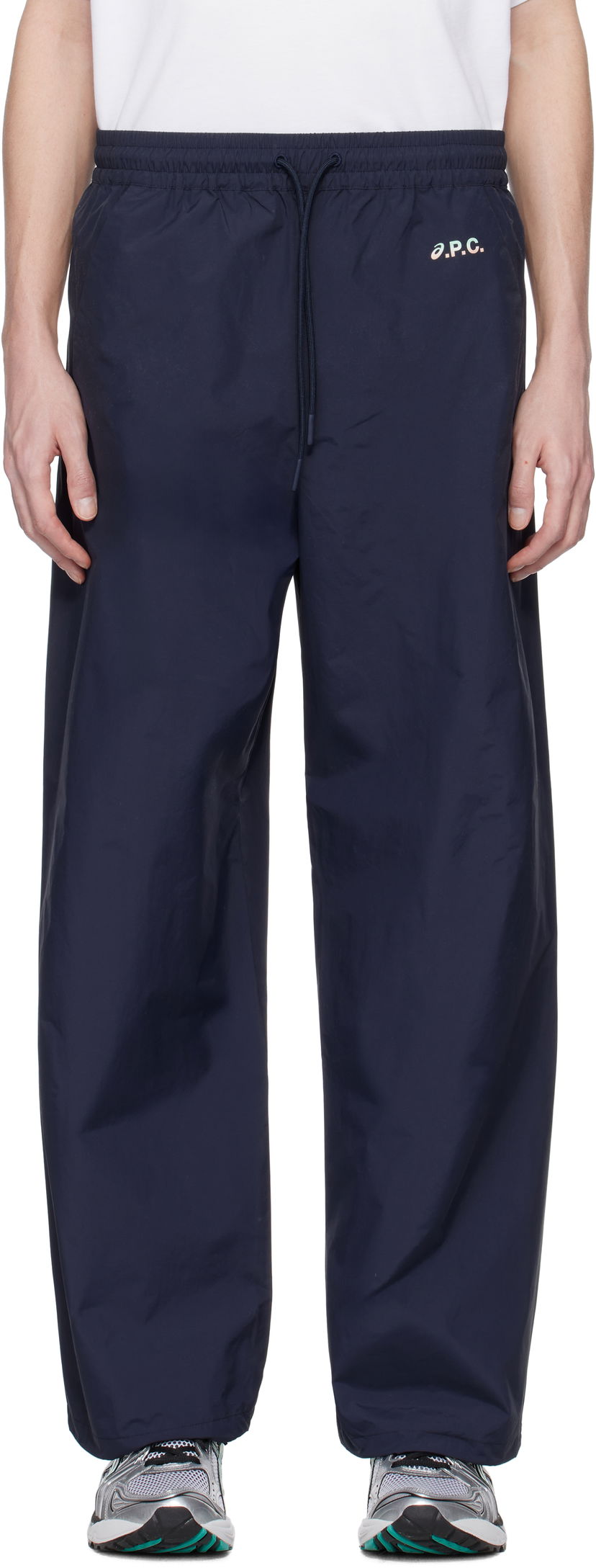 Trenirka A.P.C. ASICS Edition Haze Trousers Mornarica | PSAKM-M08478