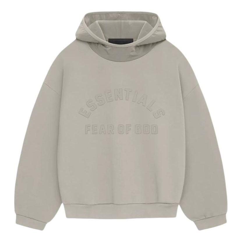 Pulover Fear of God Essentials Nylon Fleece Hoodie Siva | 202SP244315F, 0