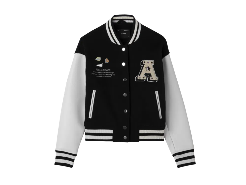Bomber jakna AXEL ARIGATO Arigato Space Academy Varsity Črna | A1013002, 0