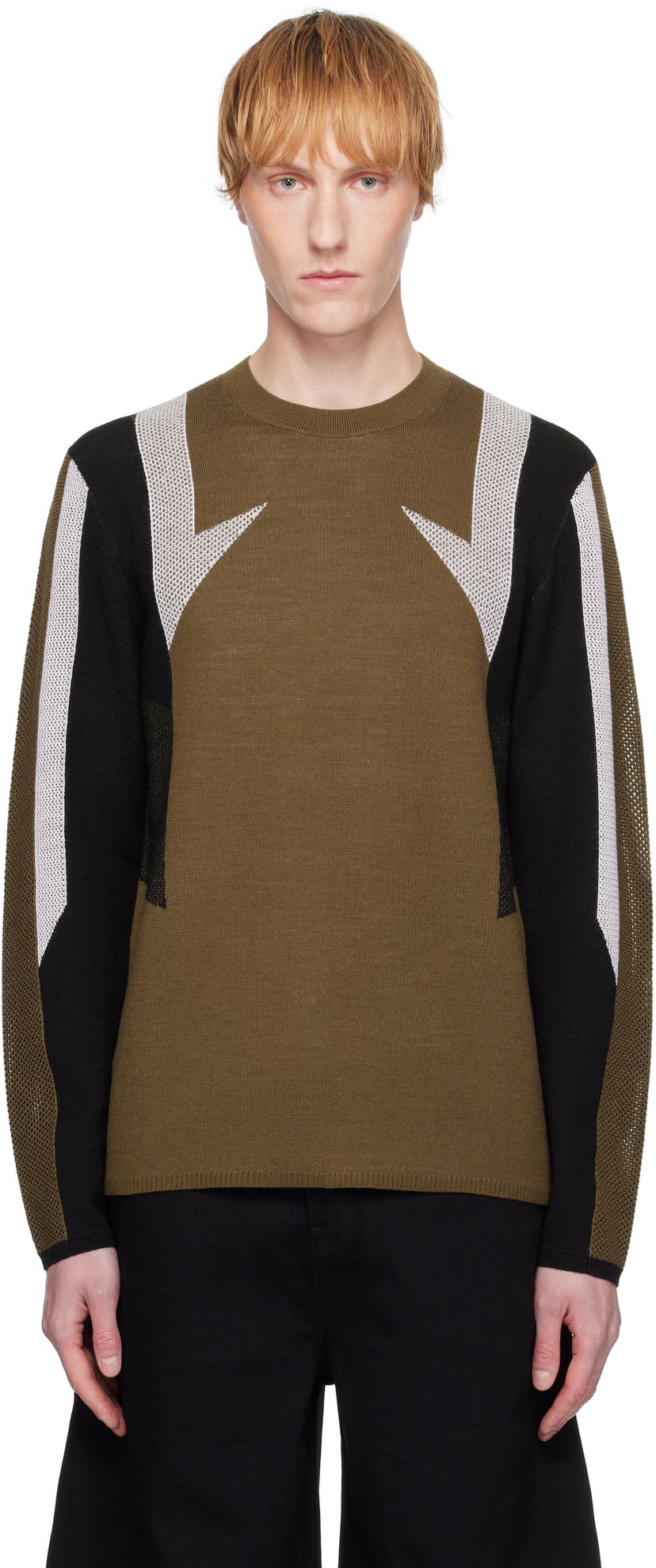 Pleteni pulover Helmut Lang Helmut Lang Sport Knit Sweater Zelena | P01HM702