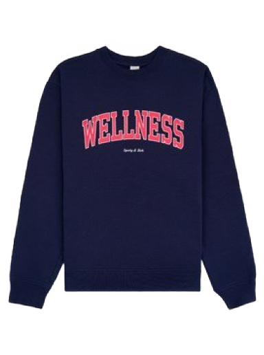 Pulover Sporty & Rich Wellness Ivy Crewneck Mornarica | CR662NA