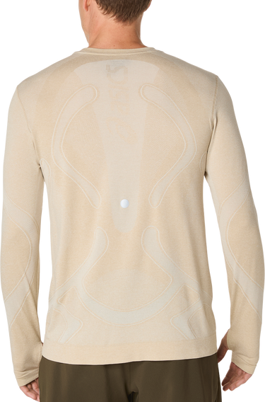 Majica Asics Asics Road Seamless Long Sleeve Running Top Bež | 2011d356-100, 3