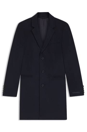 Plašči BOSS BECKHAM slim-fit coat in wool and cashmere Črna | 50554924