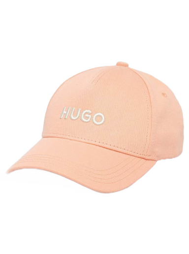 Kapa BOSS 3D Embroidered Logo Cotton-Twill Cap Oranžna | 50496033