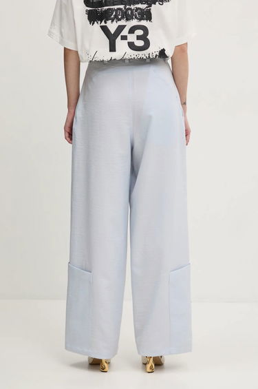 Hlače Y-3 Y-3 Sport Uniform Wide Leg High Waist Pants Modra | JM7801, 2
