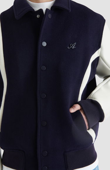 Jakna AXEL ARIGATO Bay Varsity Jacket Črna | A2183002, 6