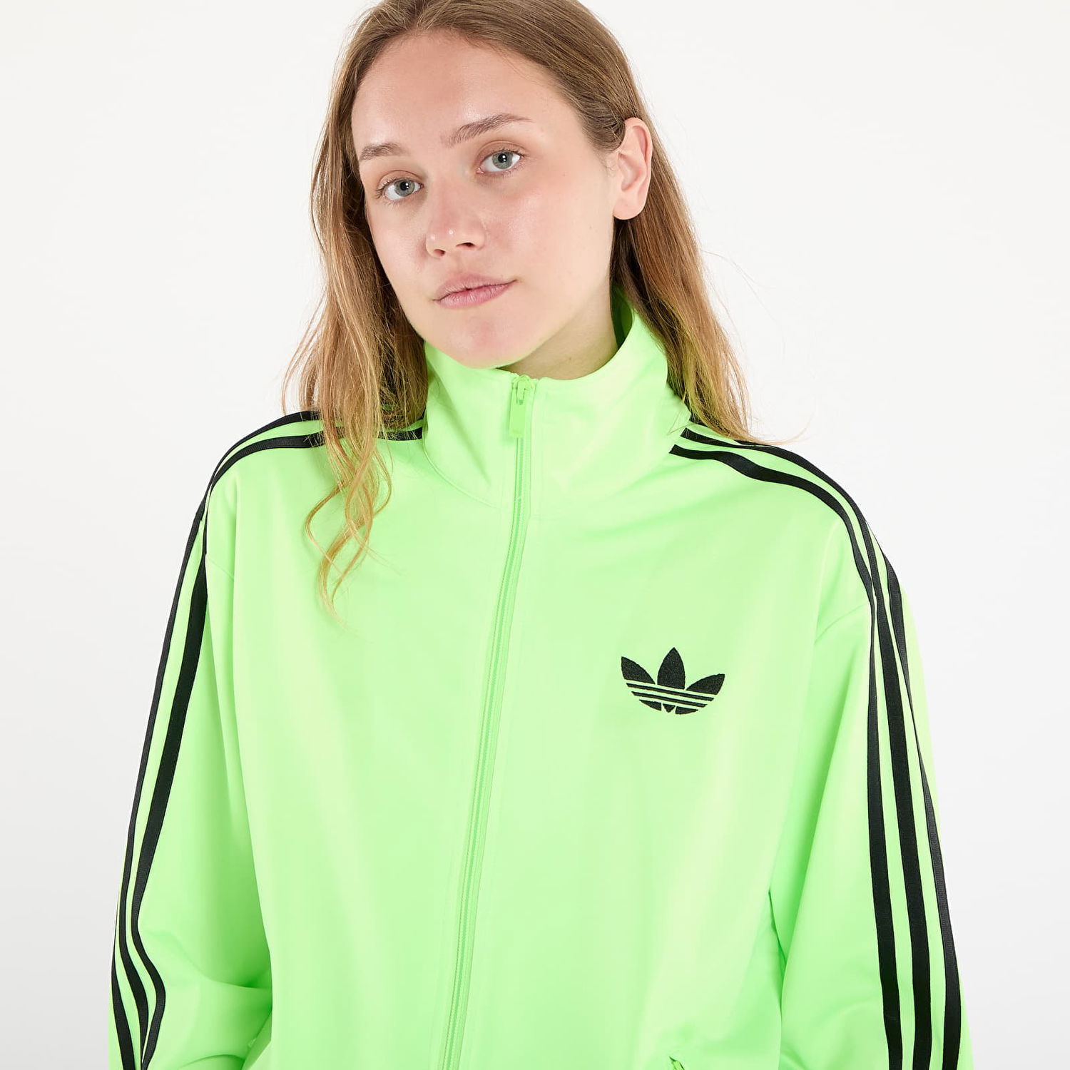 Jakna adidas Performance Adicolor Classic Firebird Loose Track Jacket Zelena | JX7859, 1