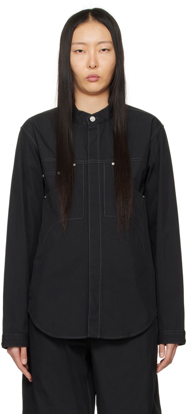 Srajce Dion Lee Rivet Denim Jacket Črna | C5040PS24
