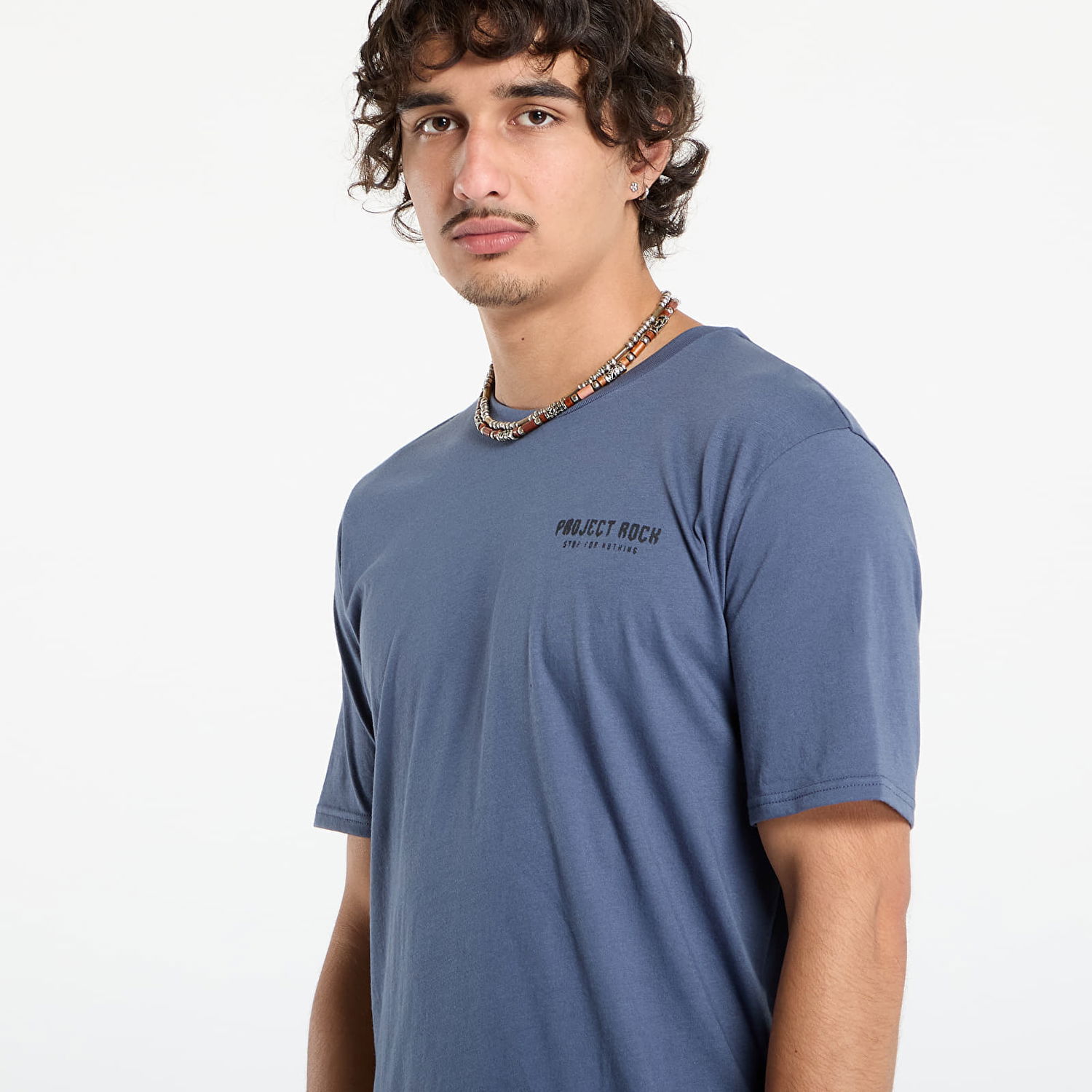 Majica Under Armour Project Rock Q3 SS T-Shirt Modra | 6005026-044, 1