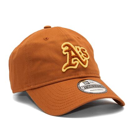 Kapa New Era 9TWENTY MLB Boucle Oakland Athletics Caramel Brown / Pineapple One Size Rjava | 60435078