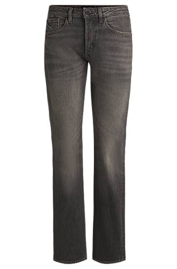 Kavbojke BOSS Stretch Denim Jeans Siva | 50524680