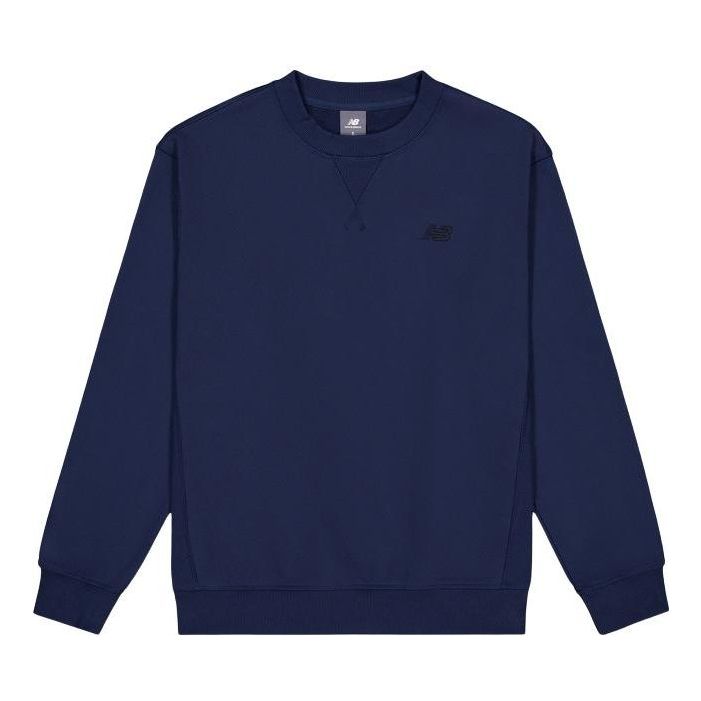 Pulover New Balance Athletics French Terry Sweatshirt Modra | MT41506-NNY