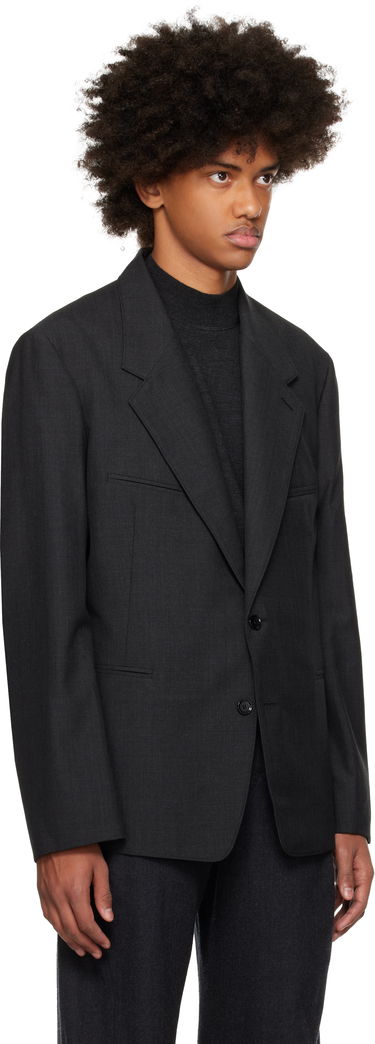Jakna LEMAIRE LEMAIRE Tailored Single Breasted Blazer Črna | JA1056 LF414, 1