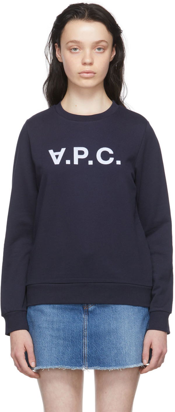 Pulover A.P.C. Cotton Mornarica | COECQ-F27644, 0