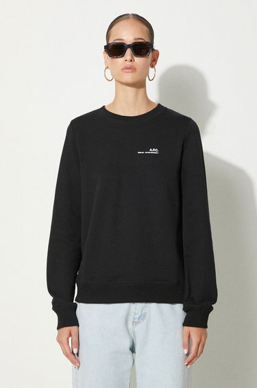 Pulover A.P.C. Crewneck Sweatshirt Črna | COEAS.F27663, 0