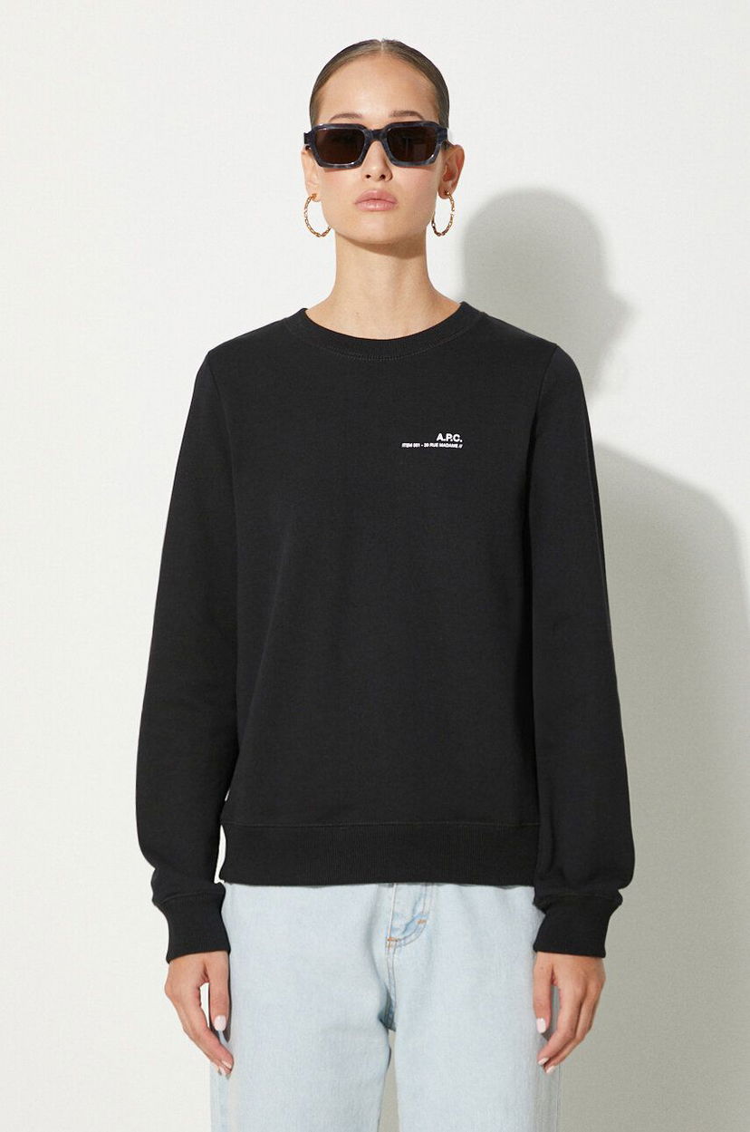 Pulover A.P.C. Crewneck Sweatshirt Črna | COEAS.F27663