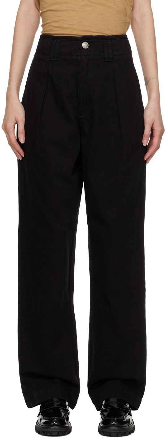 Hlače rag & bone rag & bone Pleated Trousers Črna | WDD22H2933F2BL