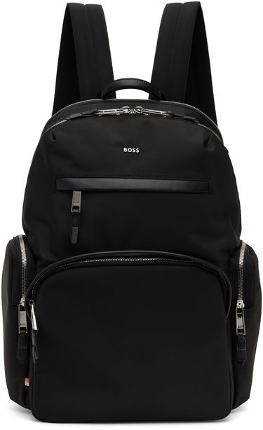 Nahrbtnik BOSS Canvas Backpack Črna | 50536485, 0