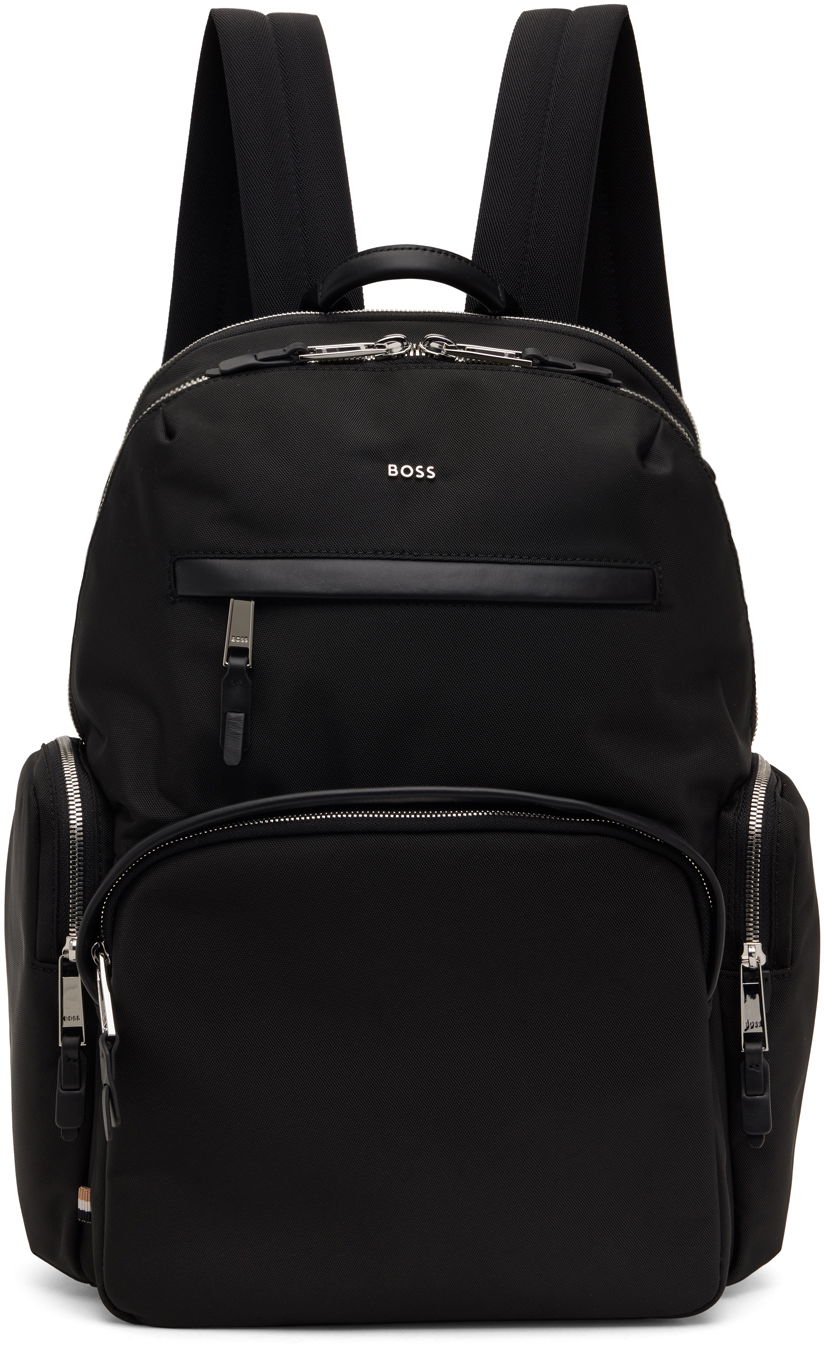 Nahrbtnik BOSS Canvas Backpack Črna | 50536485