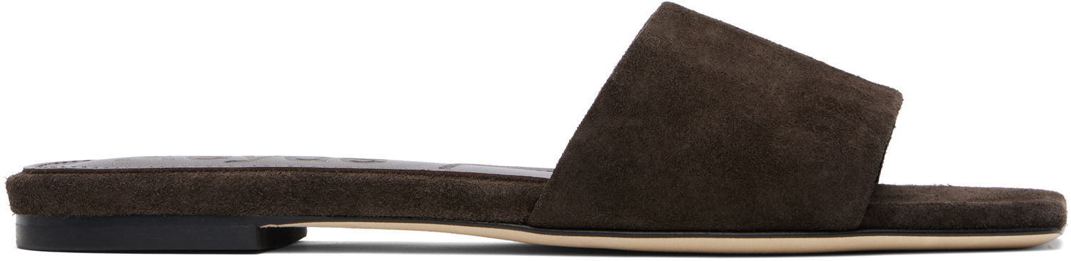 Modni dodatki Aeyde Aeyde Anna Suede Sandals Rjava | A11-FS-BRNS08FL6-SS24-953-022, 0