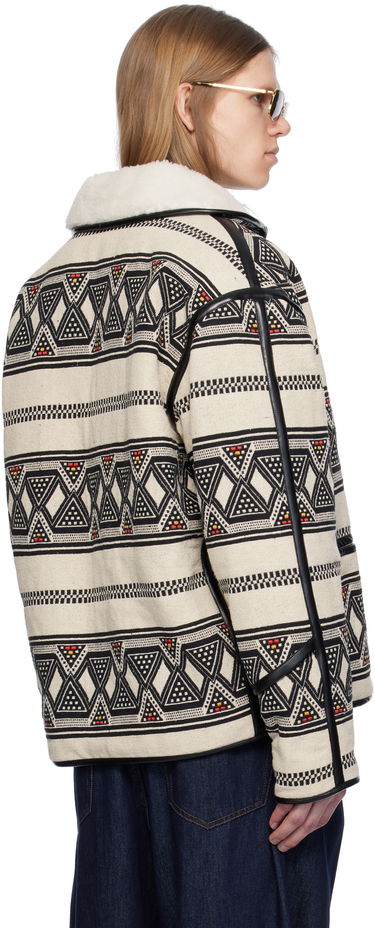 Jakna ISABEL MARANT Isabel Marant Nelkis Patterned Jacket Bež | 25PVE0274HB-C1D03H, 2