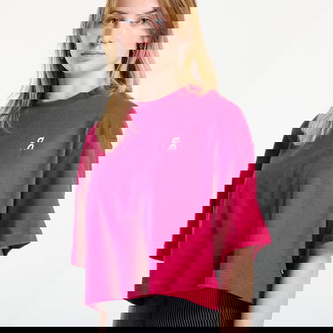 Krop-top On Running On Club Boxy T-Shirt Roza | 1WF11123538 W, 1