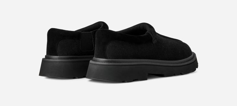 Superge in čevlji UGG Tasman Lug Suede Slippers Črna | 1166913-BLK, 1