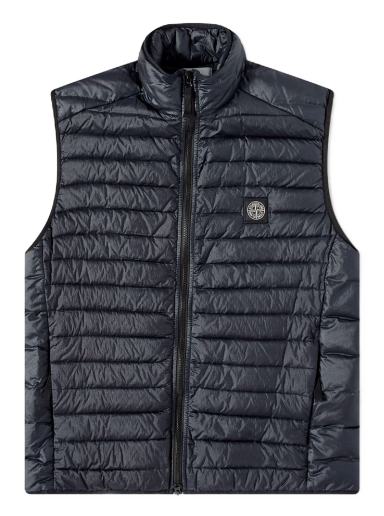 Telovnik Stone Island Patch Nylon Down Gilet Mornarica | 7715G0224-V0020