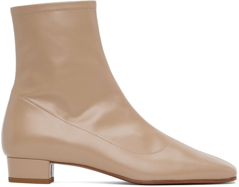 Oblačila BY FAR BY FAR Este Ankle Boots Bež | 23PFESTTPNAP