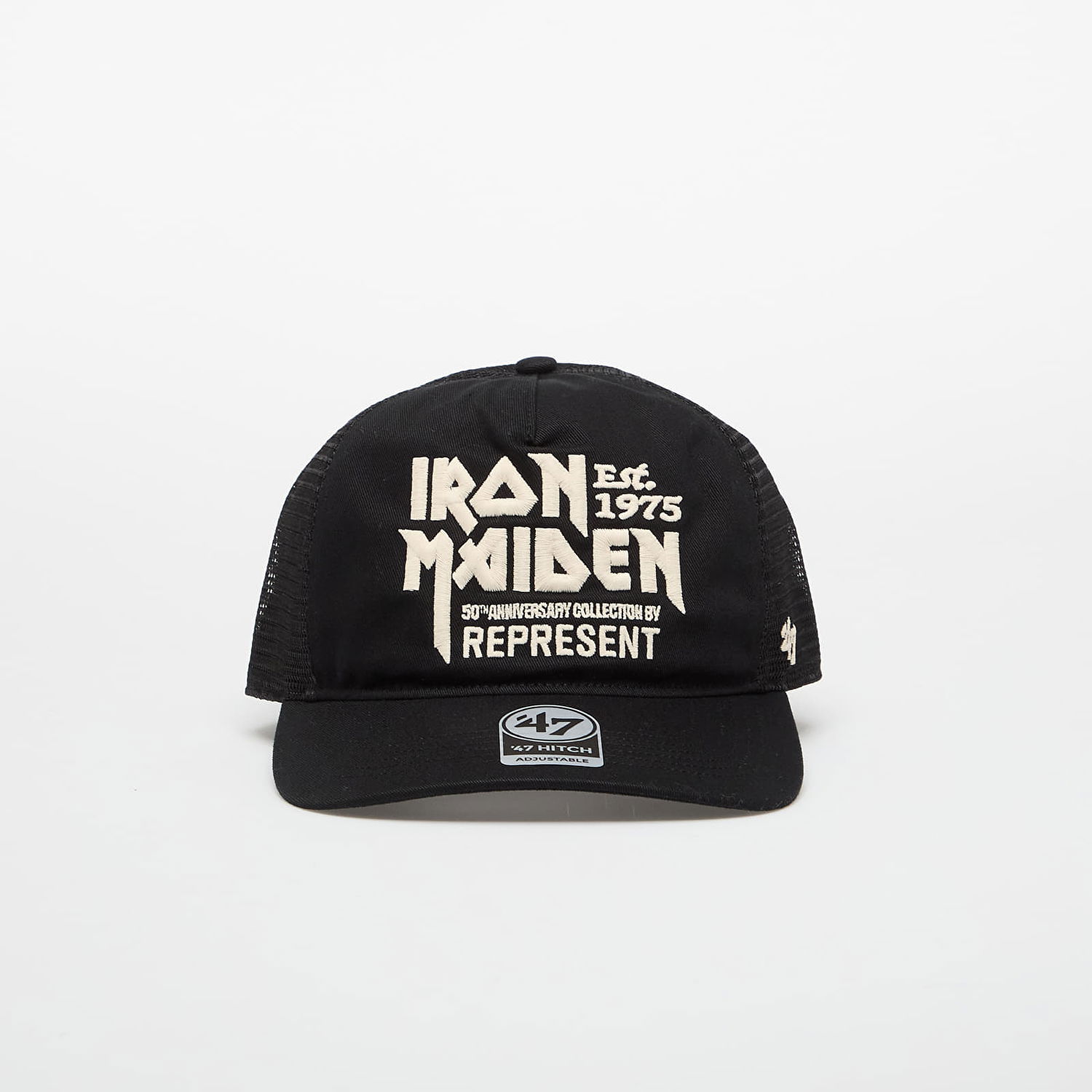 Kapa Represent Clo REPRESENT x Iron Maiden Anniversary Trucker Cap Črna | MLM100589-02, 0