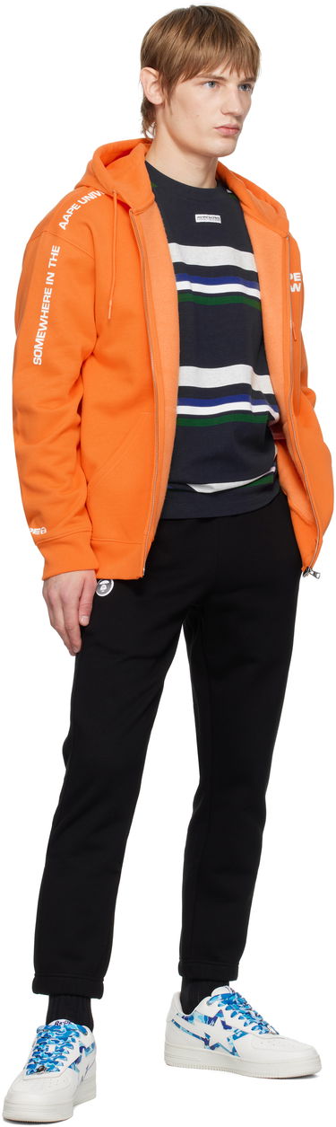 Trenirka AAPE by A Bathing Ape AAPE by A Bathing Ape Main Sweatpants Črna | AAPPTMB638XXNBKX, 3