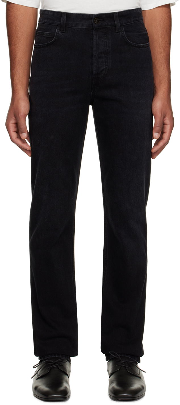 Kavbojke The Row Slim-Fit Jeans Črna | 413-W2352, 0