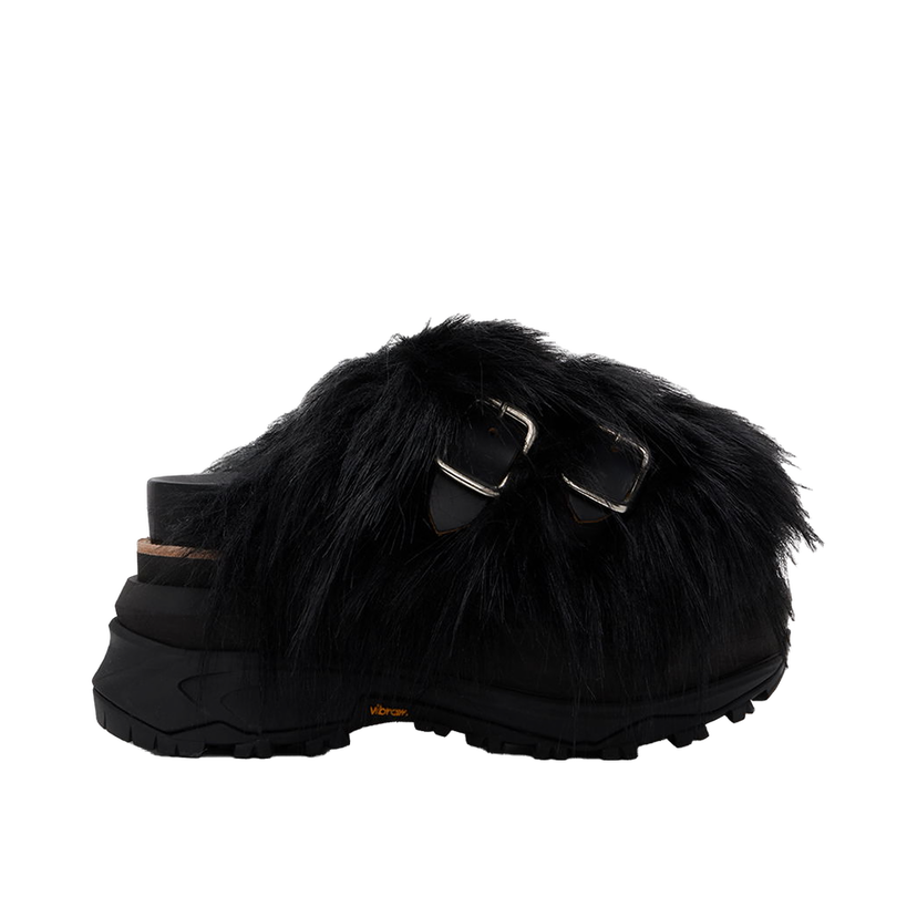 Superge in čevlji sacai Faux-Fur Sandals Črna | 24-07477