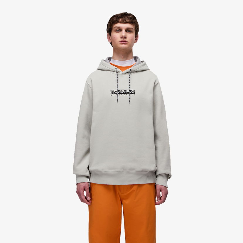 Pulover Napapijri Napapijri B-Fiemme Hoodie Siva | NP0A88SAH641