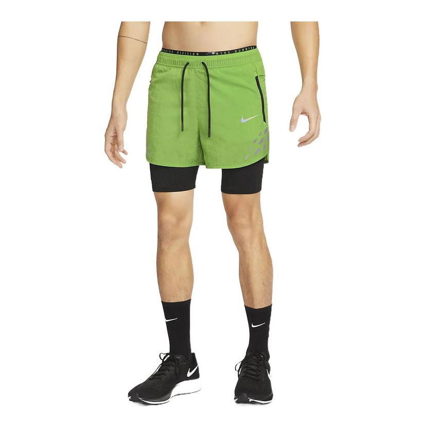 Kratke hlače Nike Run Division Pinnacle 2-in-1 Shorts Zelena | DM4764-377
