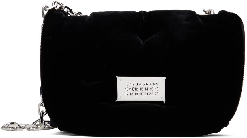 Torba za čez ramo Maison Margiela Glam Slam Flap Small Bag Črna | SB1WG0019 P6426, 0
