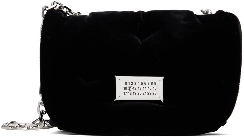 Torba za čez ramo Maison Margiela Glam Slam Flap Small Bag Črna | SB1WG0019 P6426