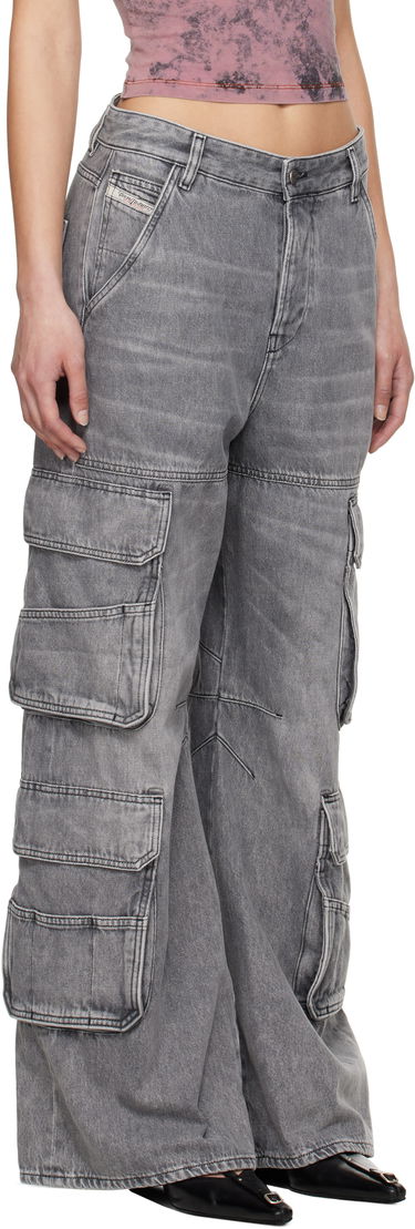 Cargo hlače Diesel 1996 D-Sire Cargo Jeans Siva | A13316 0DCBE, 1