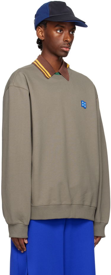 Pulover ADER ERROR Patch Logo Sweatshirt Siva | BMSGFYSW0101CC, 3