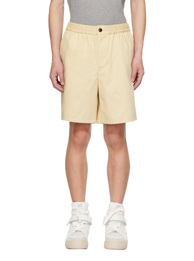 Kratke hlače AMI Elasticized Shorts Bež | HSO303.CO0020