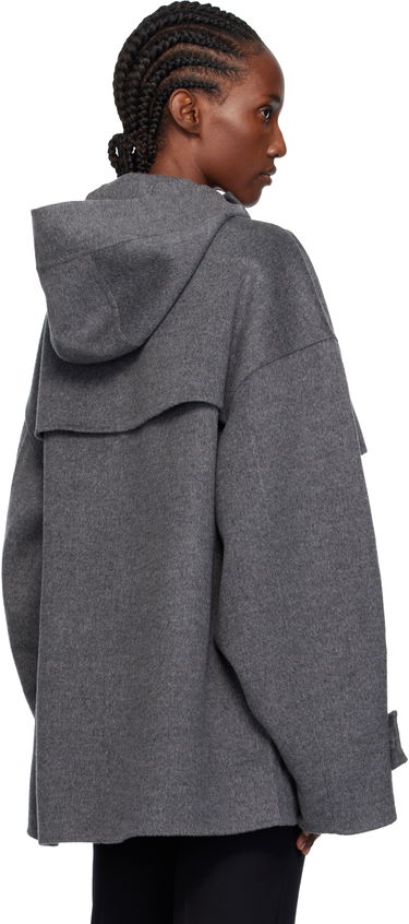 Plašči JW Anderson JW Anderson Oversized Peacoat Siva | CO0343-PG1559, 2