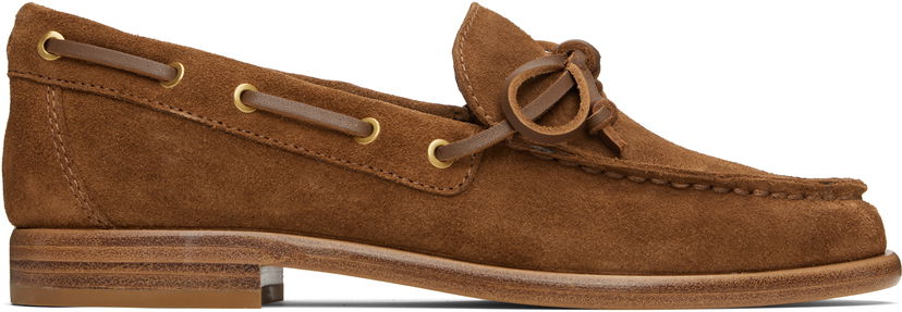 Modni dodatki rag & bone Rag & Bone Carter Suede Boat Shoes Rjava | WFF25PF1001SU1
